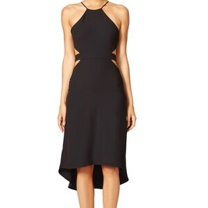 Halston black dress